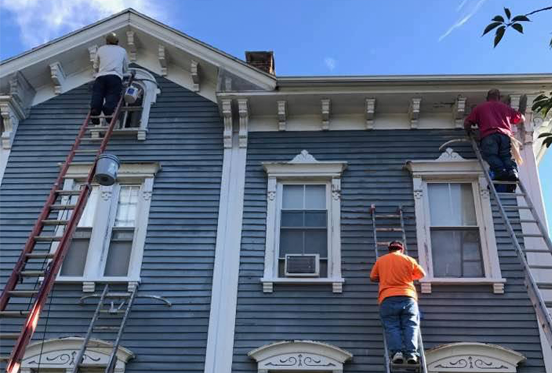 House Painting exterior wall painting
